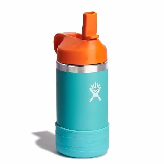 12 oz Kids Wide Mouth w/ Straw Cap