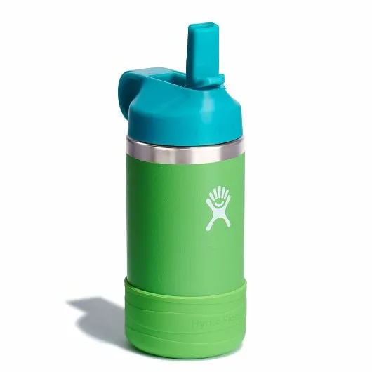 12 oz Kids Wide Mouth w/ Straw Cap