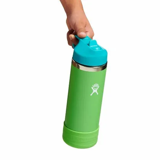 18 oz Kids Wide Mouth w/ Straw Cap