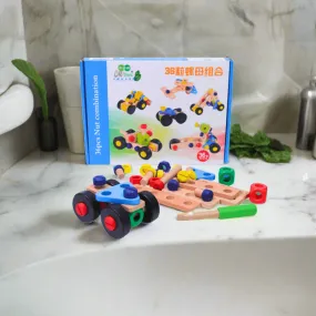 Kids Construction Toy Set - Nut Combos