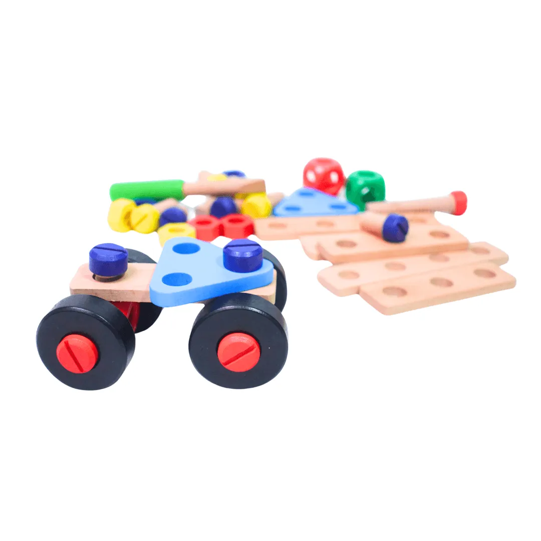 Kids Construction Toy Set - Nut Combos