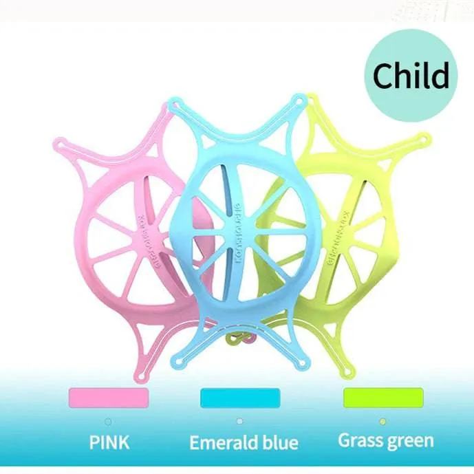 Upgraded Silicone 3D Mask Bracket for Kids