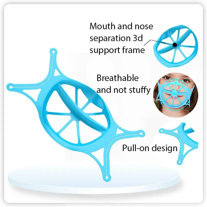 Upgraded Silicone 3D Mask Bracket for Kids