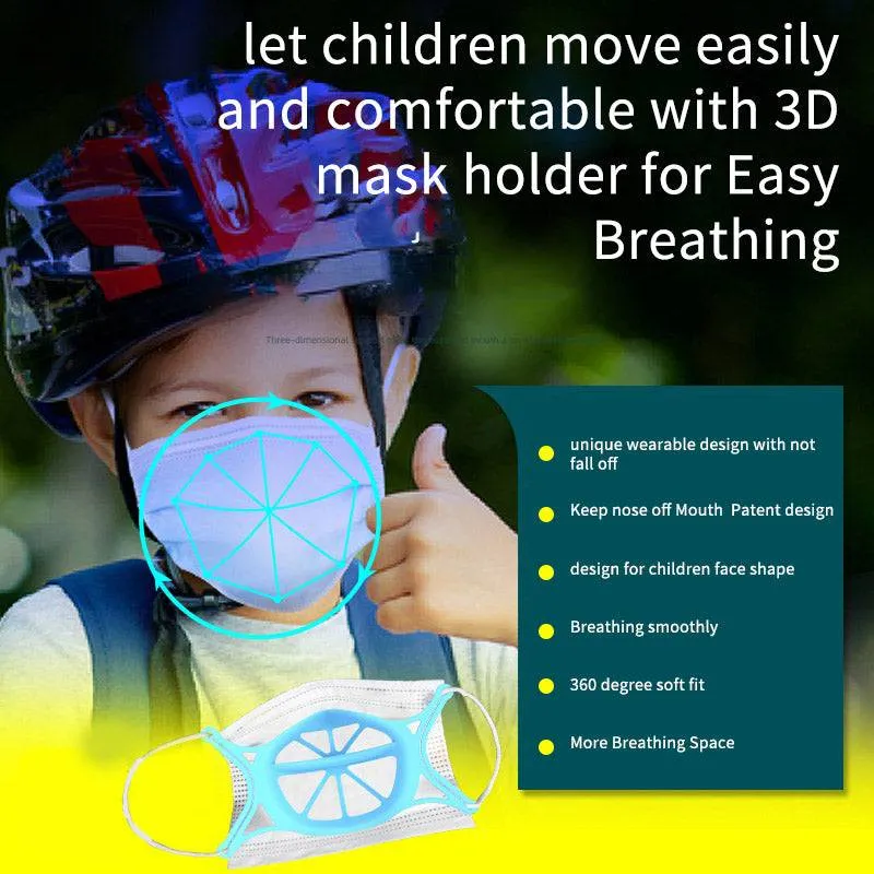 Upgraded Silicone 3D Mask Bracket for Kids