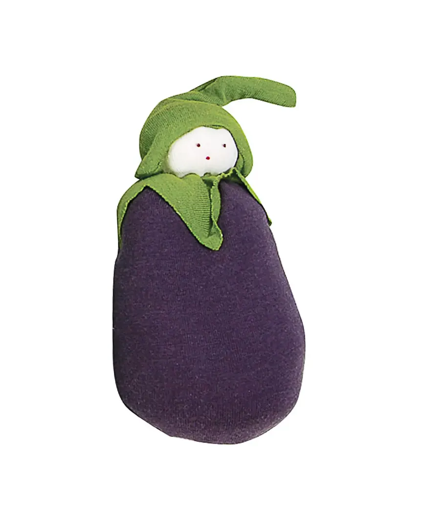 Organic Eggplant Shaped Vegetable Plush