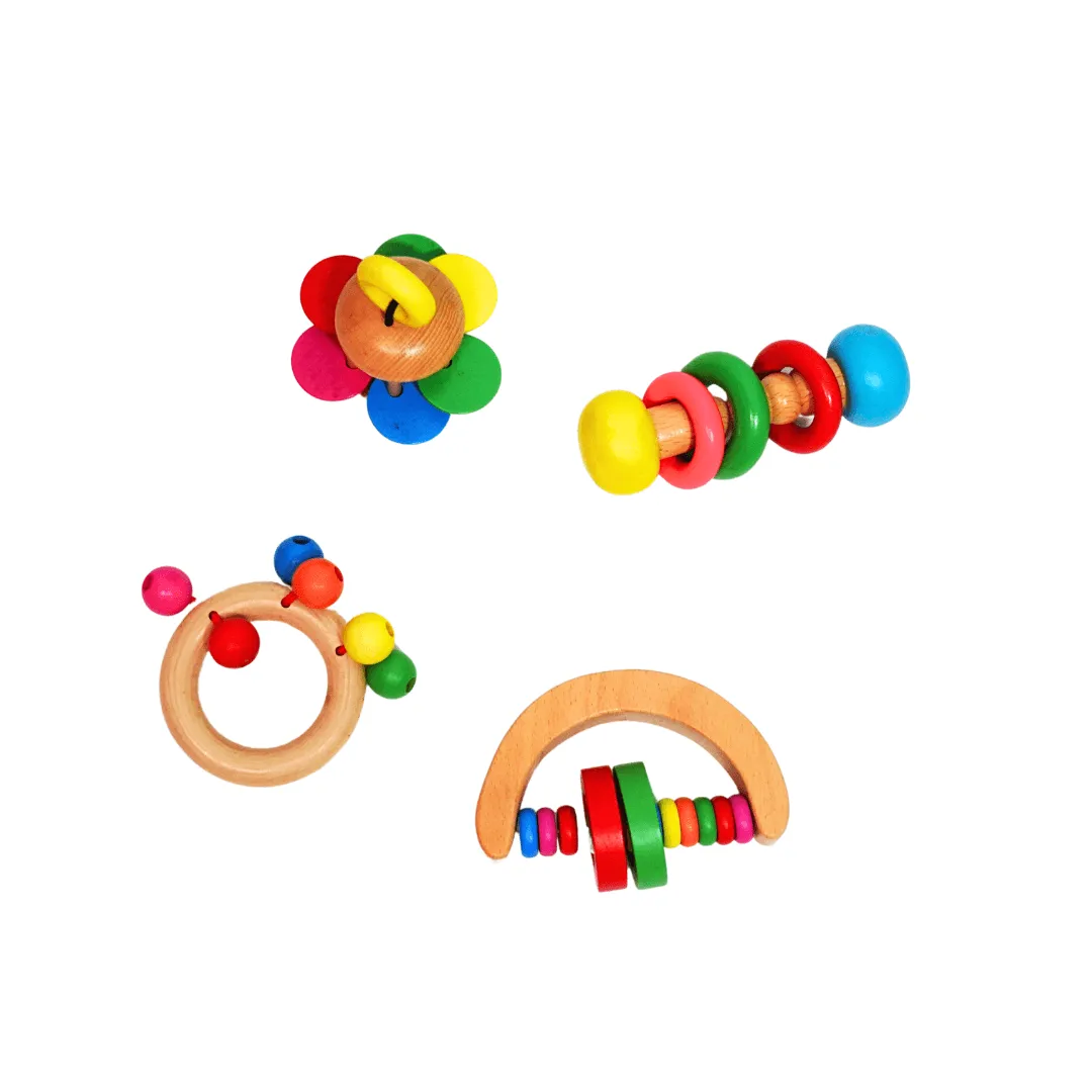 4 Random Rattles for Babies