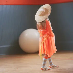 Orange Tulle Gracia Dress for Kids by Tia Cibani