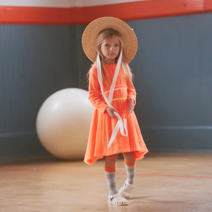 Orange Tulle Gracia Dress for Kids by Tia Cibani