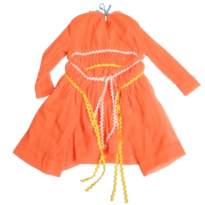 Orange Tulle Gracia Dress for Kids by Tia Cibani