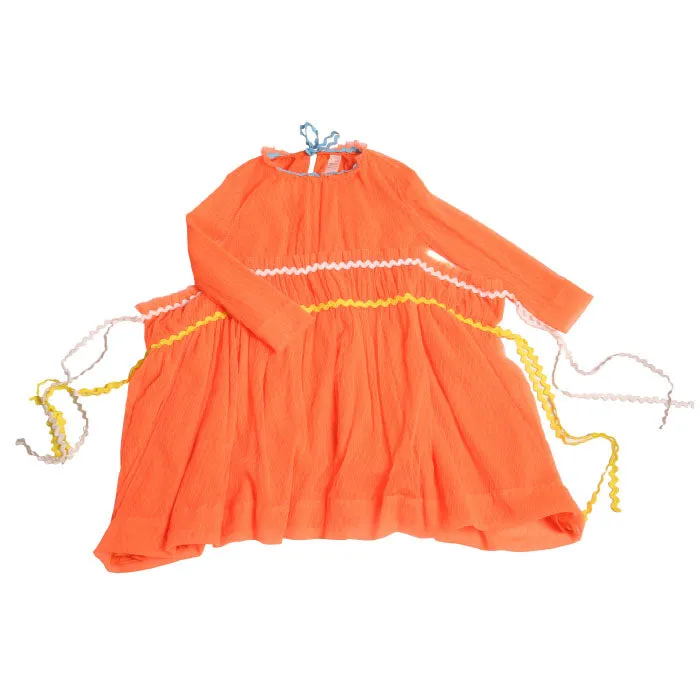 Orange Tulle Gracia Dress for Kids by Tia Cibani