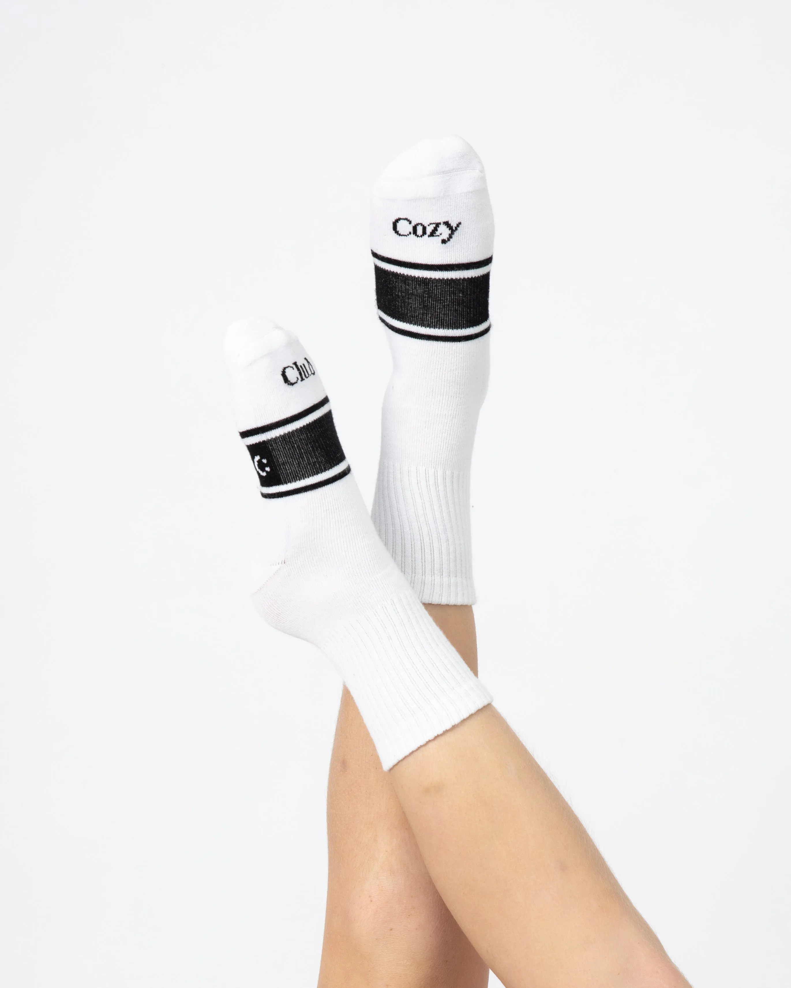 Active Crew Seamless Feel Socks 4 Pack (Kids) - White