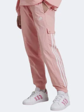 Adidas Jam Kids-Girls Sportswear Pant Pink Spark/White