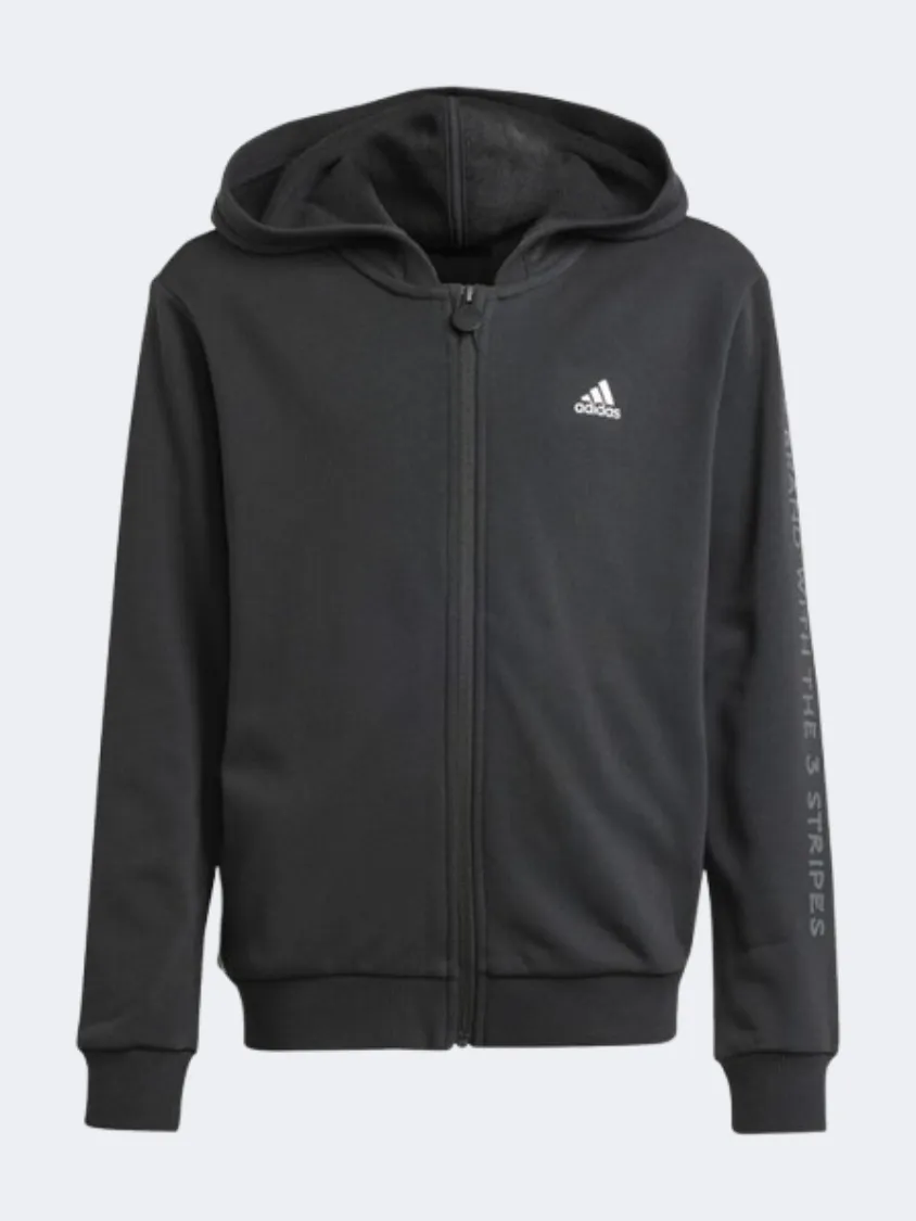 Adidas Jam Kids-Unisex Sportswear Hoody Black/White