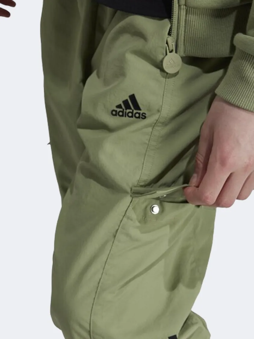 Adidas Jam Woven Kids-Unisex Sportswear Pant Tent Green/Black