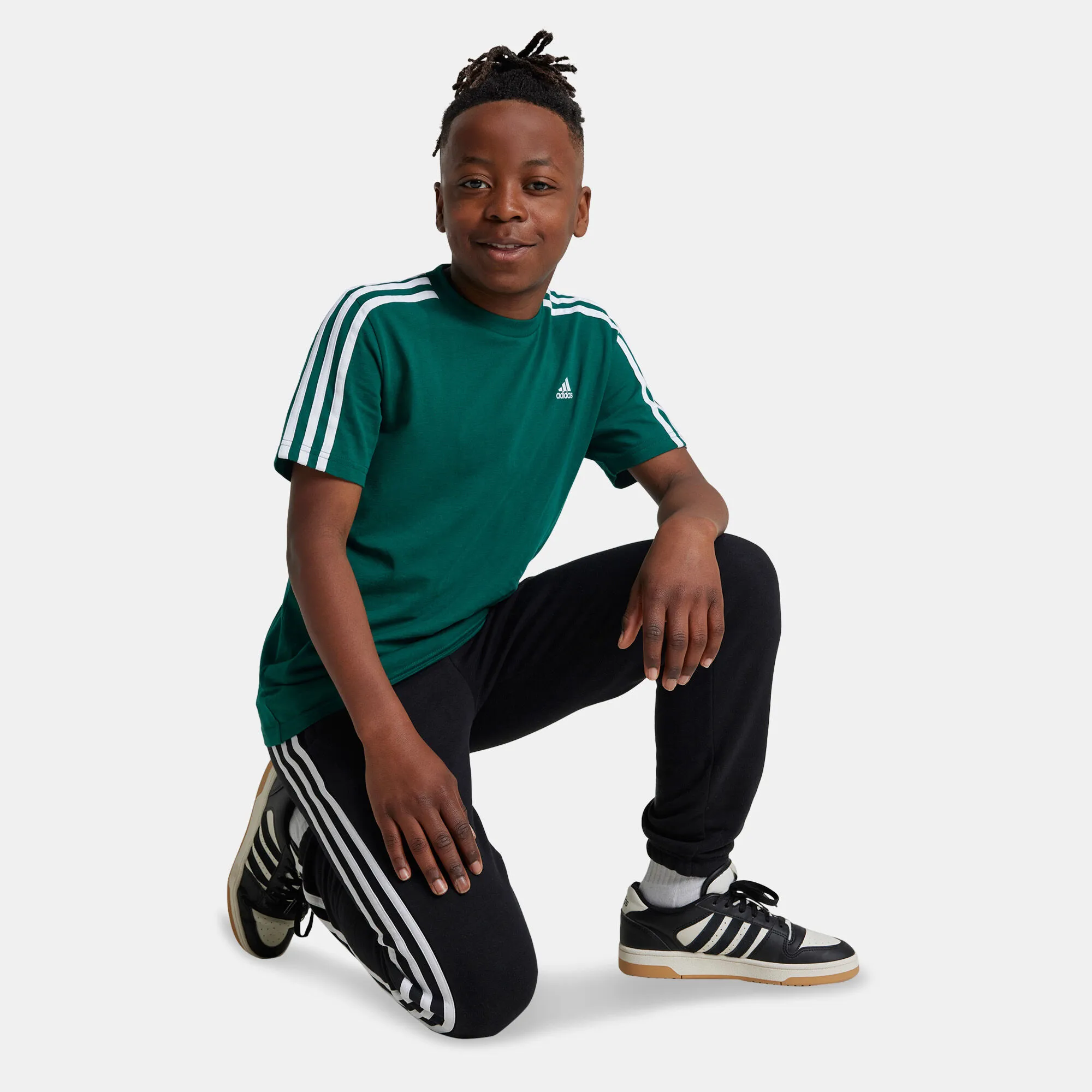 adidas Kids' Essentials 3-Stripes T-Shirt (Older Kids)