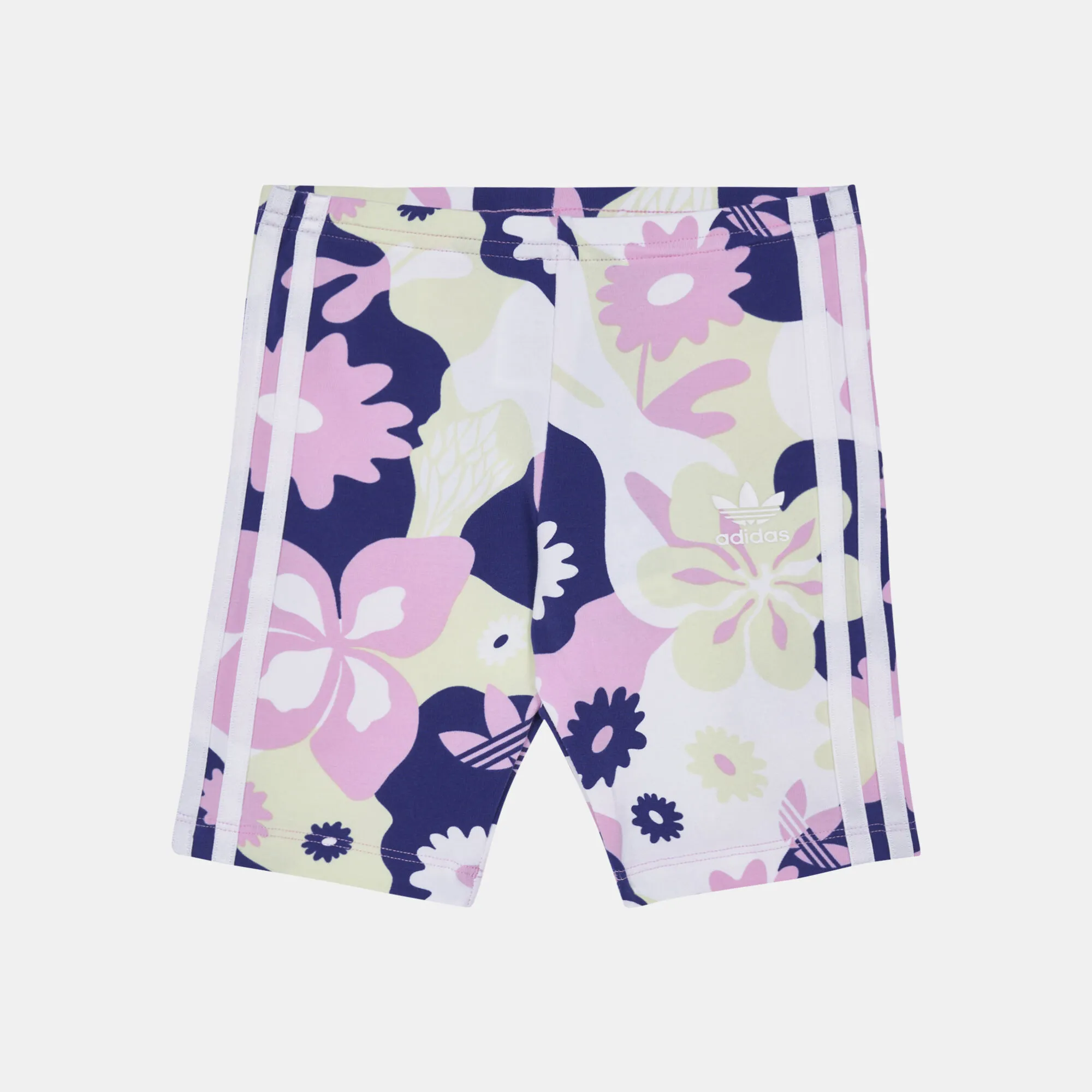 adidas Originals Kids' Flower Print Bike Shorts (Older Kids)