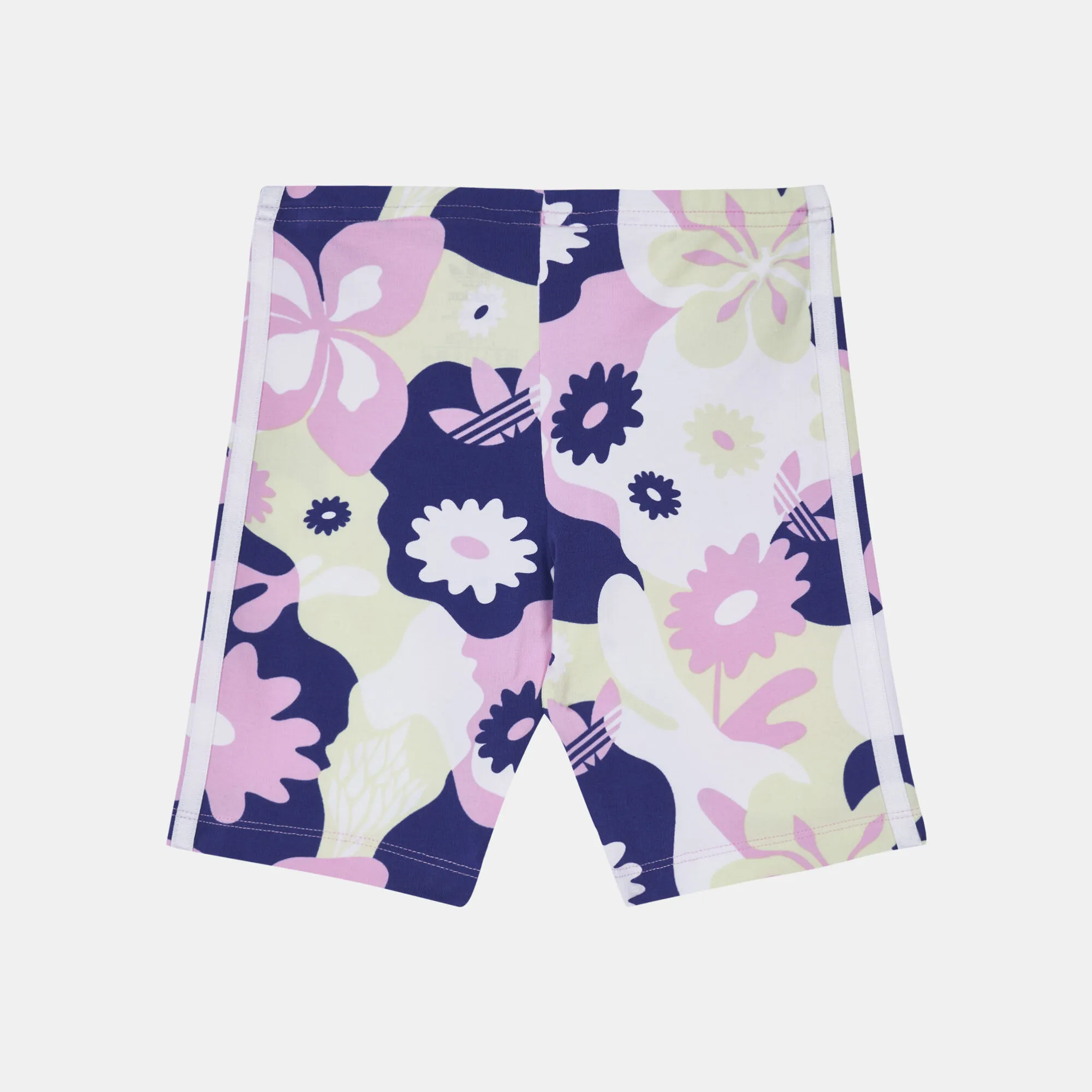 adidas Originals Kids' Flower Print Bike Shorts (Older Kids)