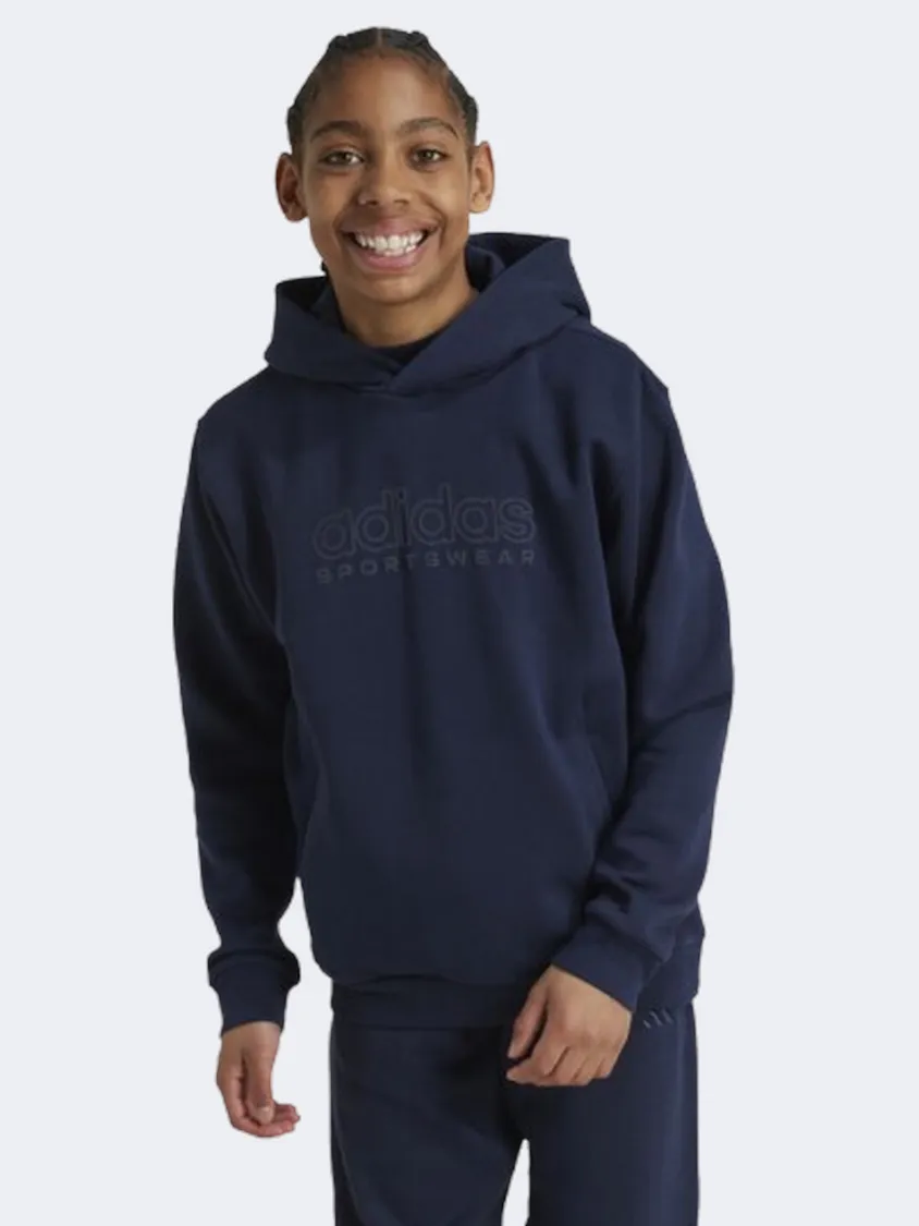 Adidas Szn Graphic Kids-Boys Sportswear Hoody Legend Ink