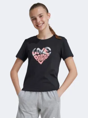 Adidas Xpress Street Jam Kids-Girls Sportswear T-Shirt Black