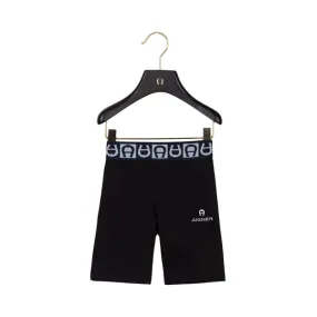 Aigner Kids Boy's Black Bermuda