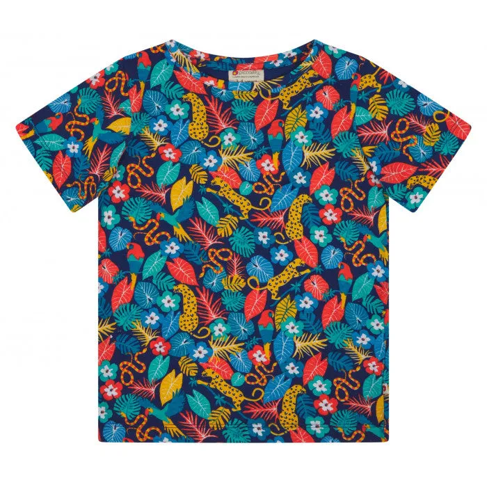 All Over Print T-shirt with Tropic Design