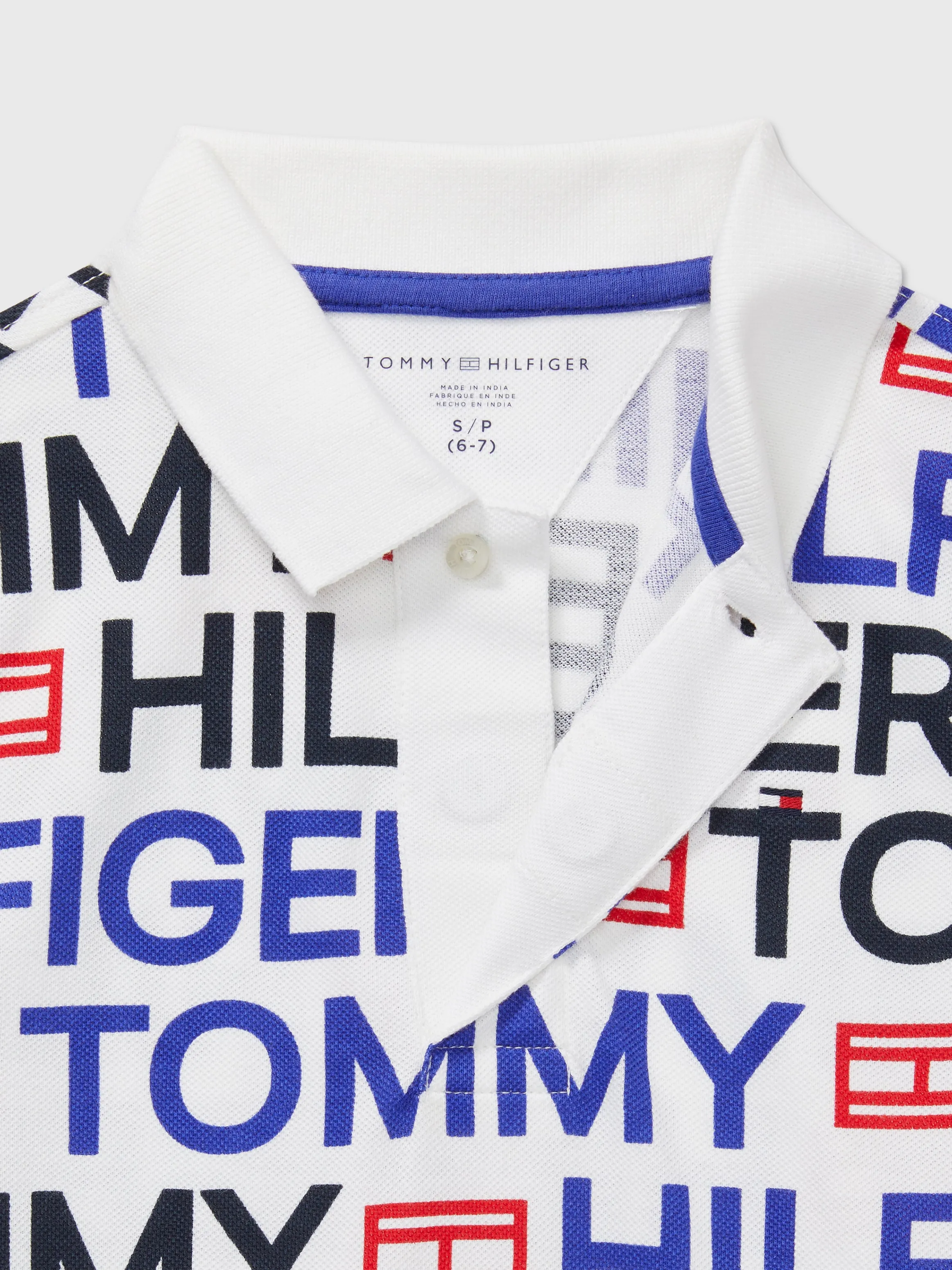 Alphabet Polo (Kids) - Fresh White