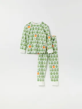 Apple Print Kids Pyjamas