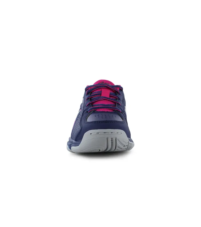 Kids Indigo Blue and White Asics Gel-Netburner Super FF