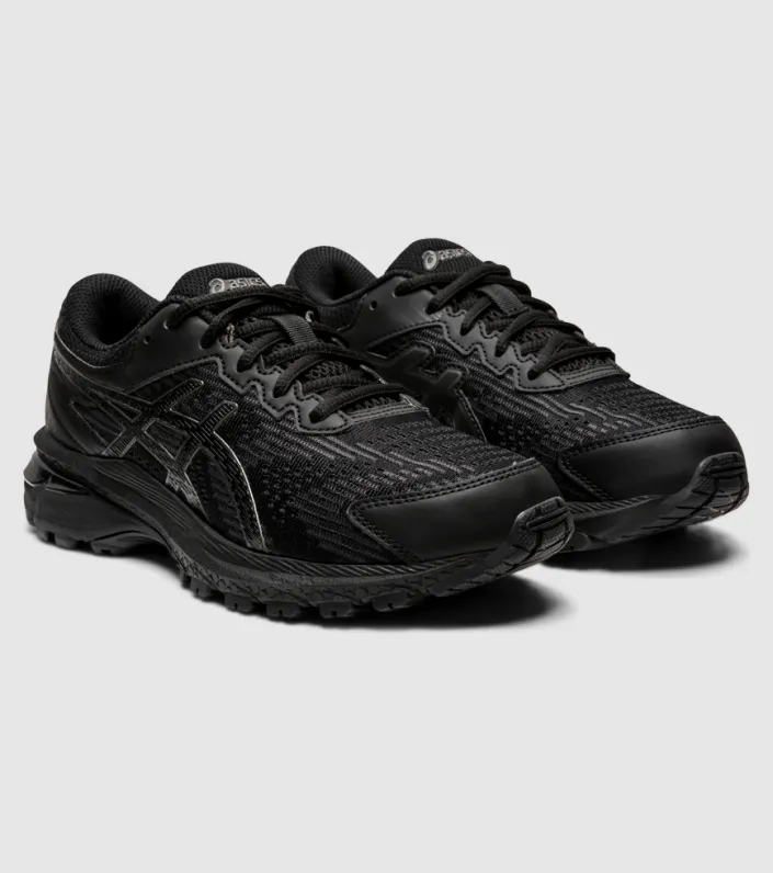 Kids Black and Gunmetal Asics GT-2000 8 (GS)