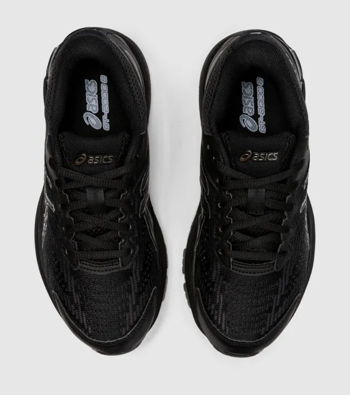 Kids Black and Gunmetal Asics GT-2000 8 (GS)