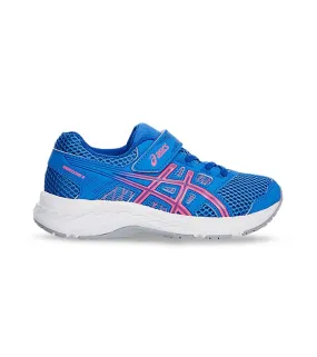 Kids Blue Coast Hot Pink Asics Pre-Contend 5 PS