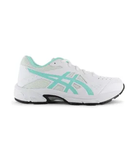 Asics Kids' White Aruba Blue Gel-195TR Leather