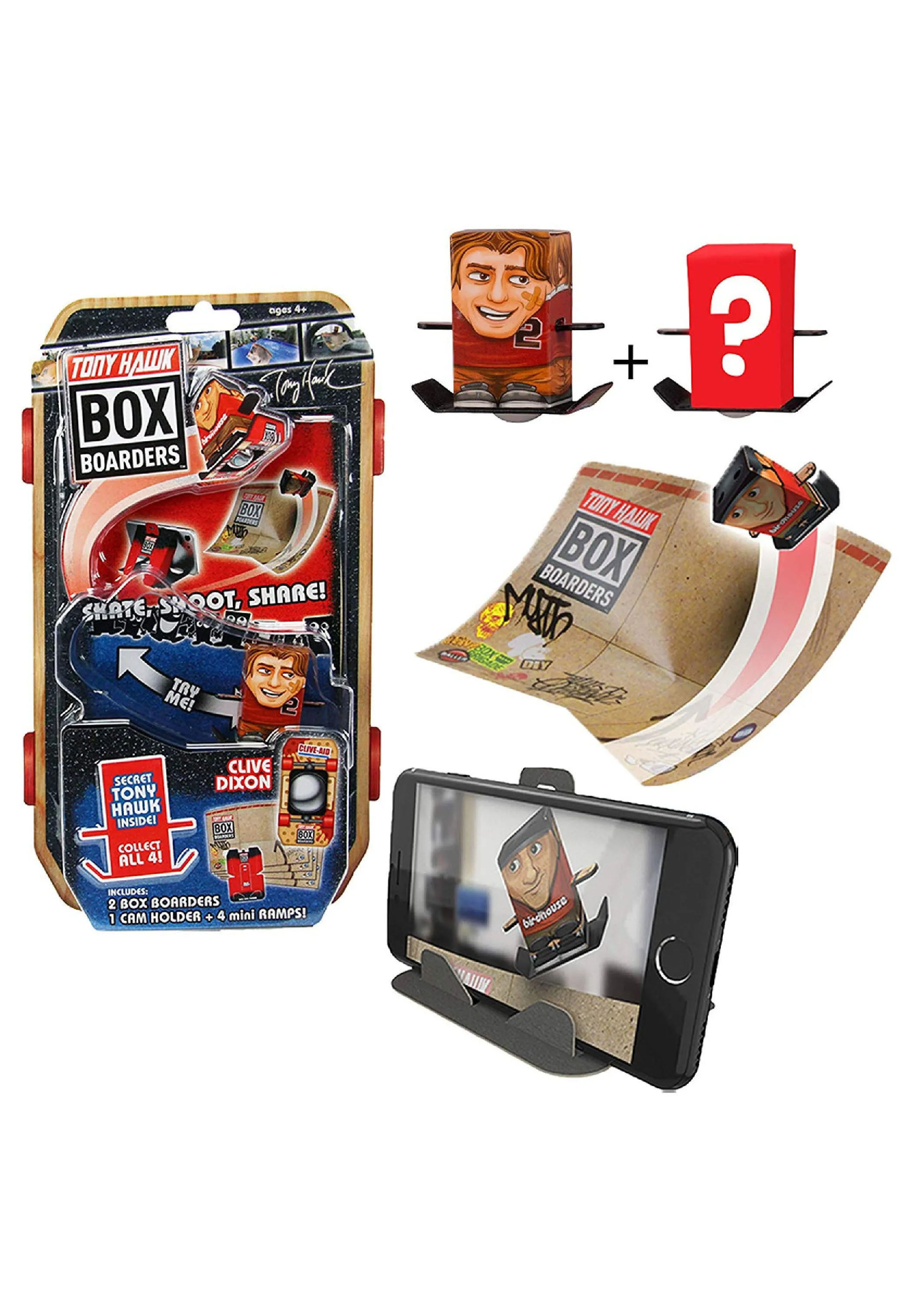 Box Boarders Action Packs Assorted by Tony Hawk