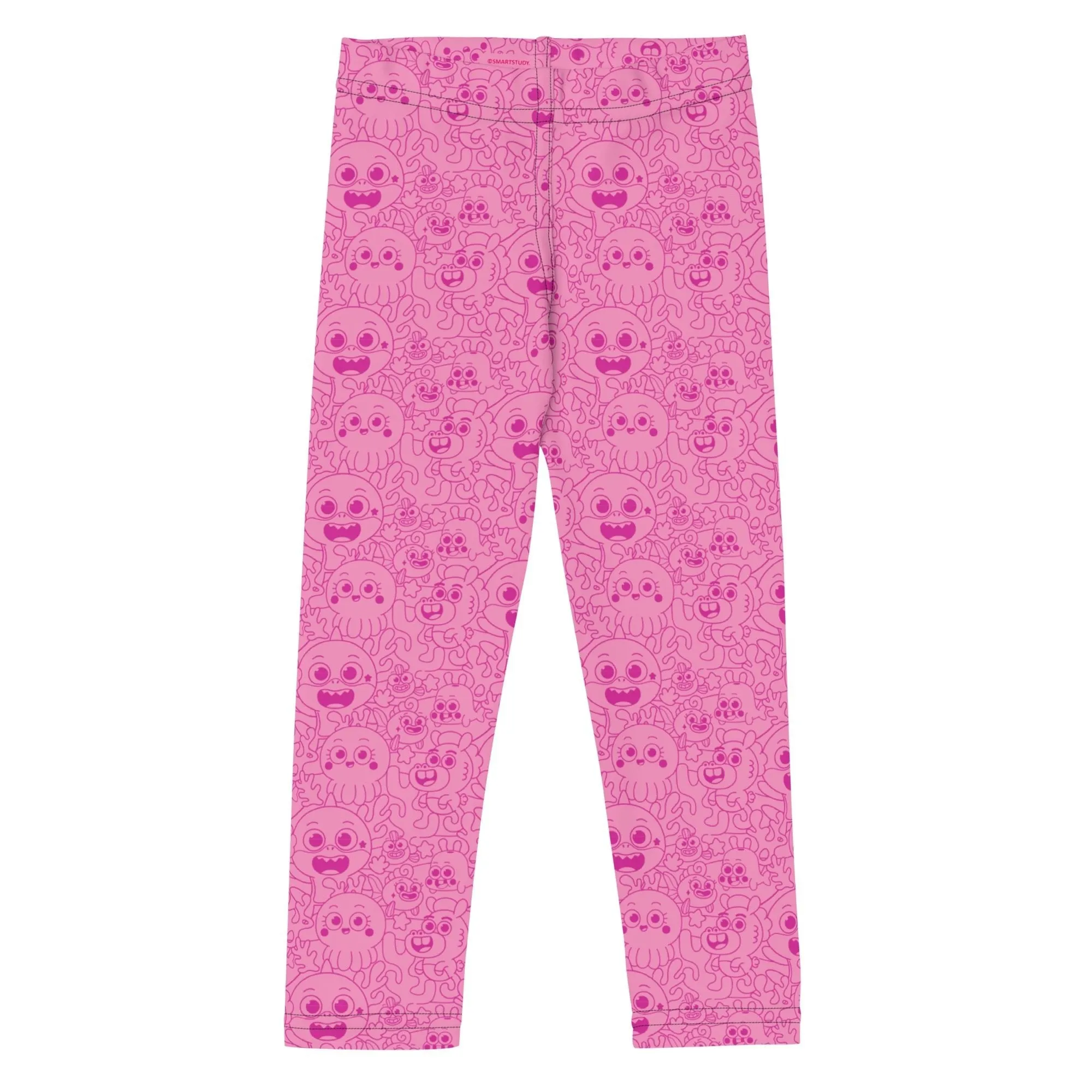 Baby Shark's Big Show Pink Kids Leggings