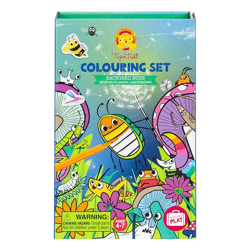 Backyard Bugs Colouring Set