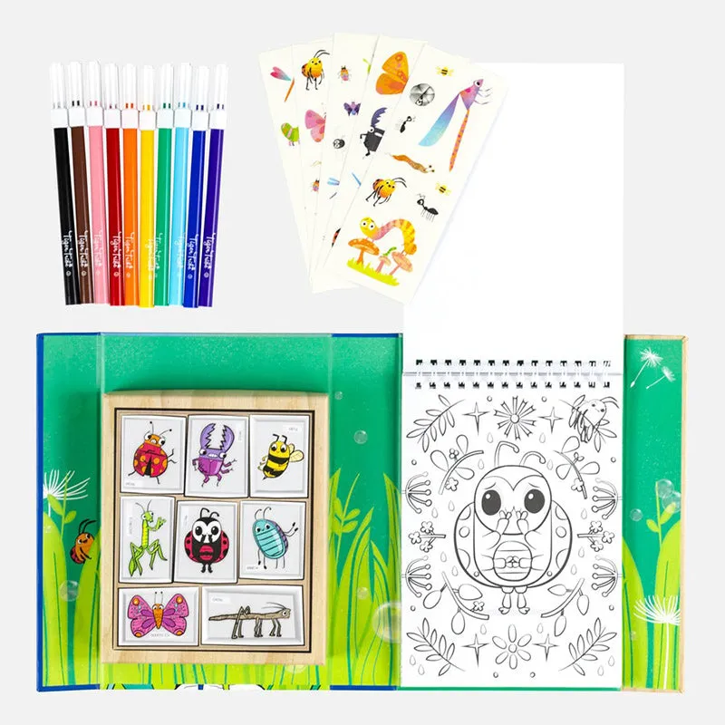 Backyard Bugs Colouring Set