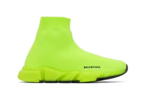 Balenciaga Kids Speed LT RECY. K/Sole TRC.FL in Fluo Yellow/Black