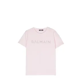 Balmain Kids Embellished Logo T-Shirt