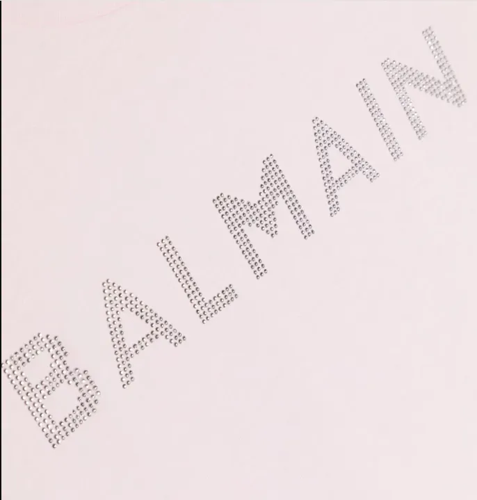 Balmain Kids Embellished Logo T-Shirt