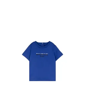 Balmain Kids Toddler's Dual Color Logo T-Shirt