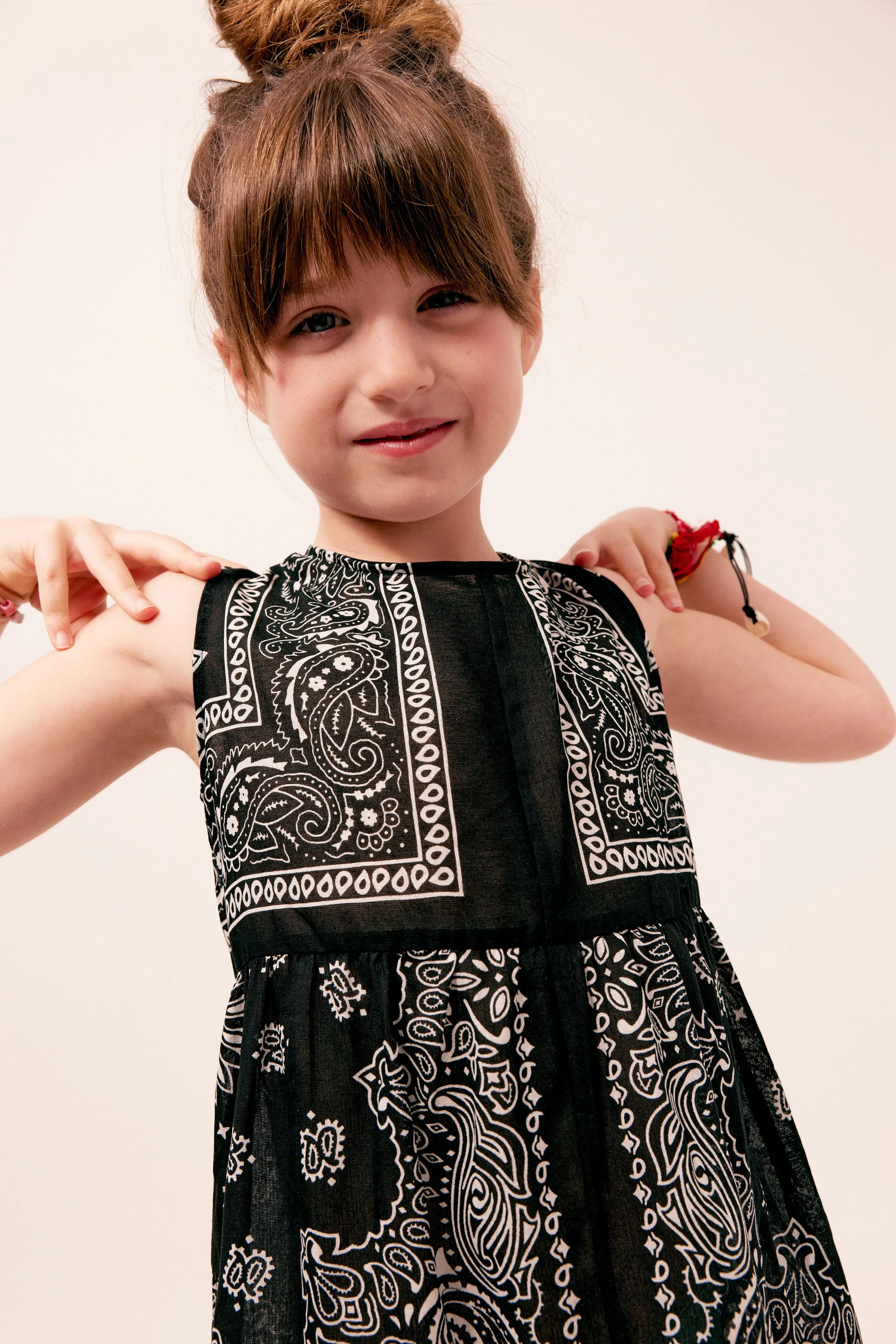 Bandana Black Dress Kids