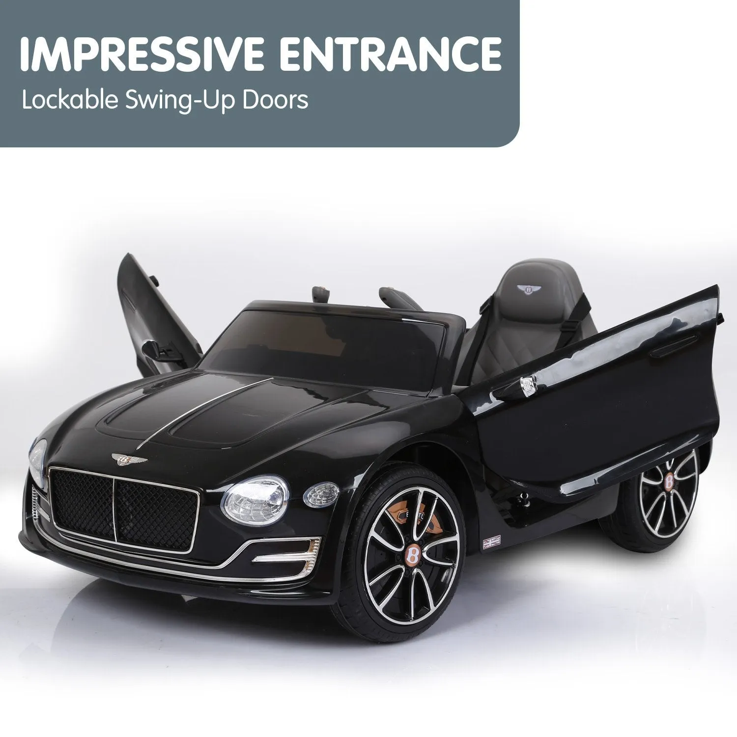 Bentley Exp 12 Licensed Speed 6E Electric Kids Ride On Car - Black