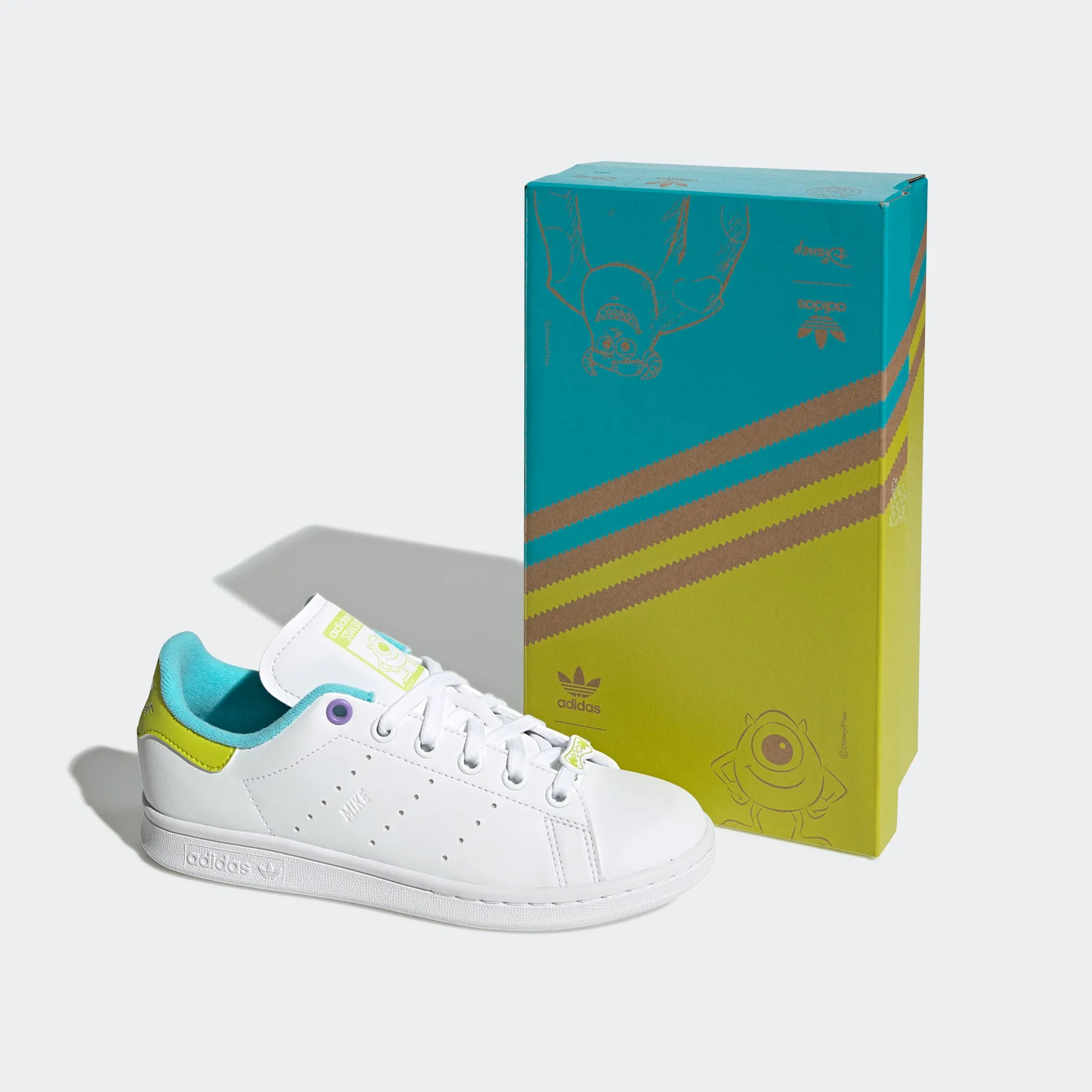 Big Kids’ adidas Originals Disney Monsters, Inc. Stan Smith Shoes