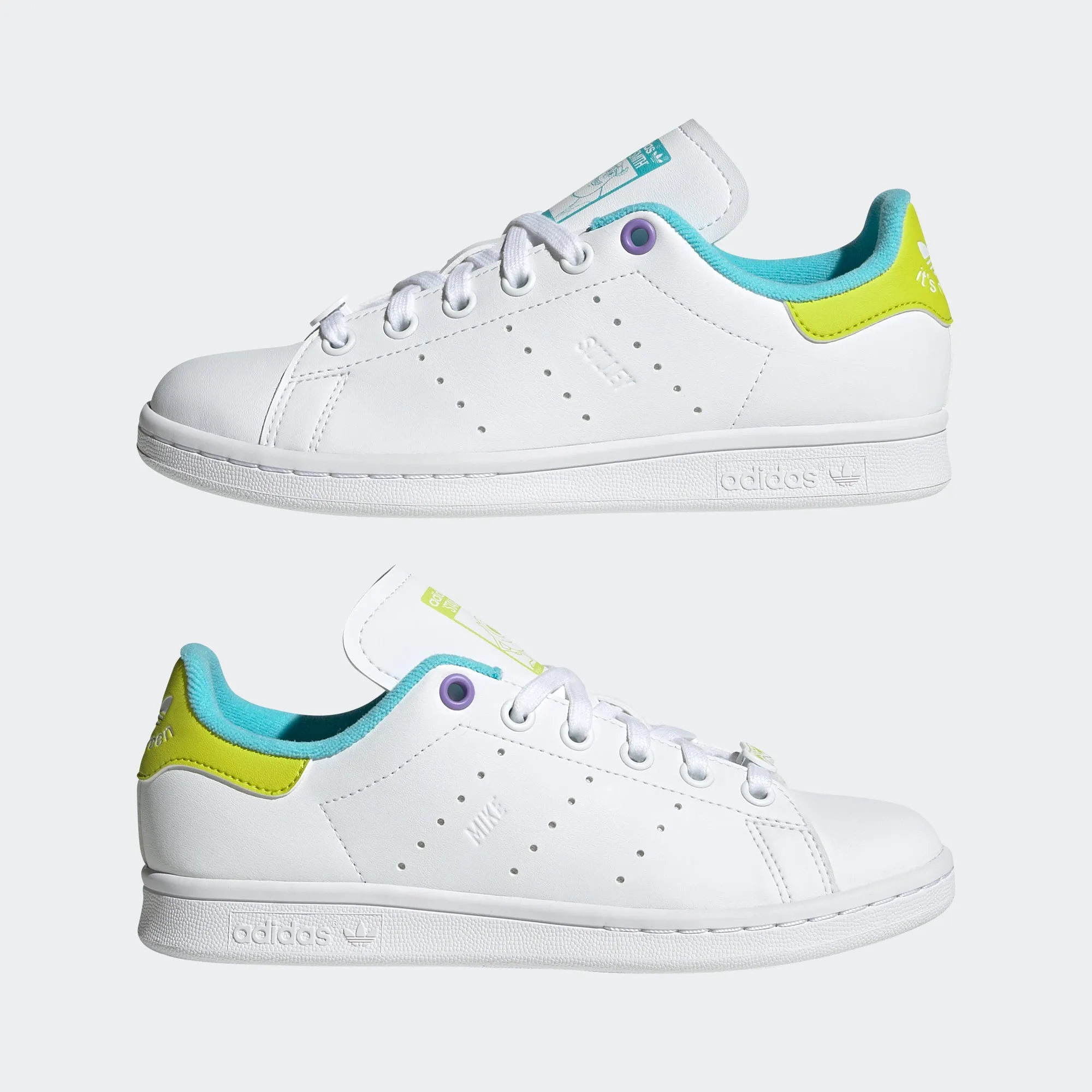 Big Kids’ adidas Originals Disney Monsters, Inc. Stan Smith Shoes