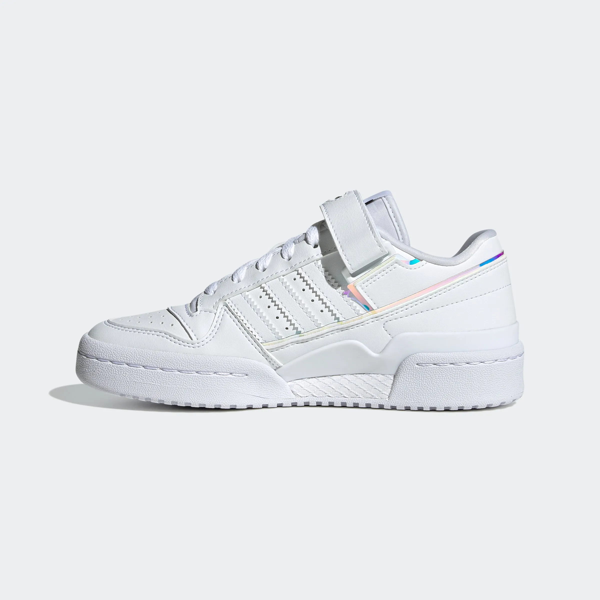 Big Kids adidas Originals Forum Low Shoes White