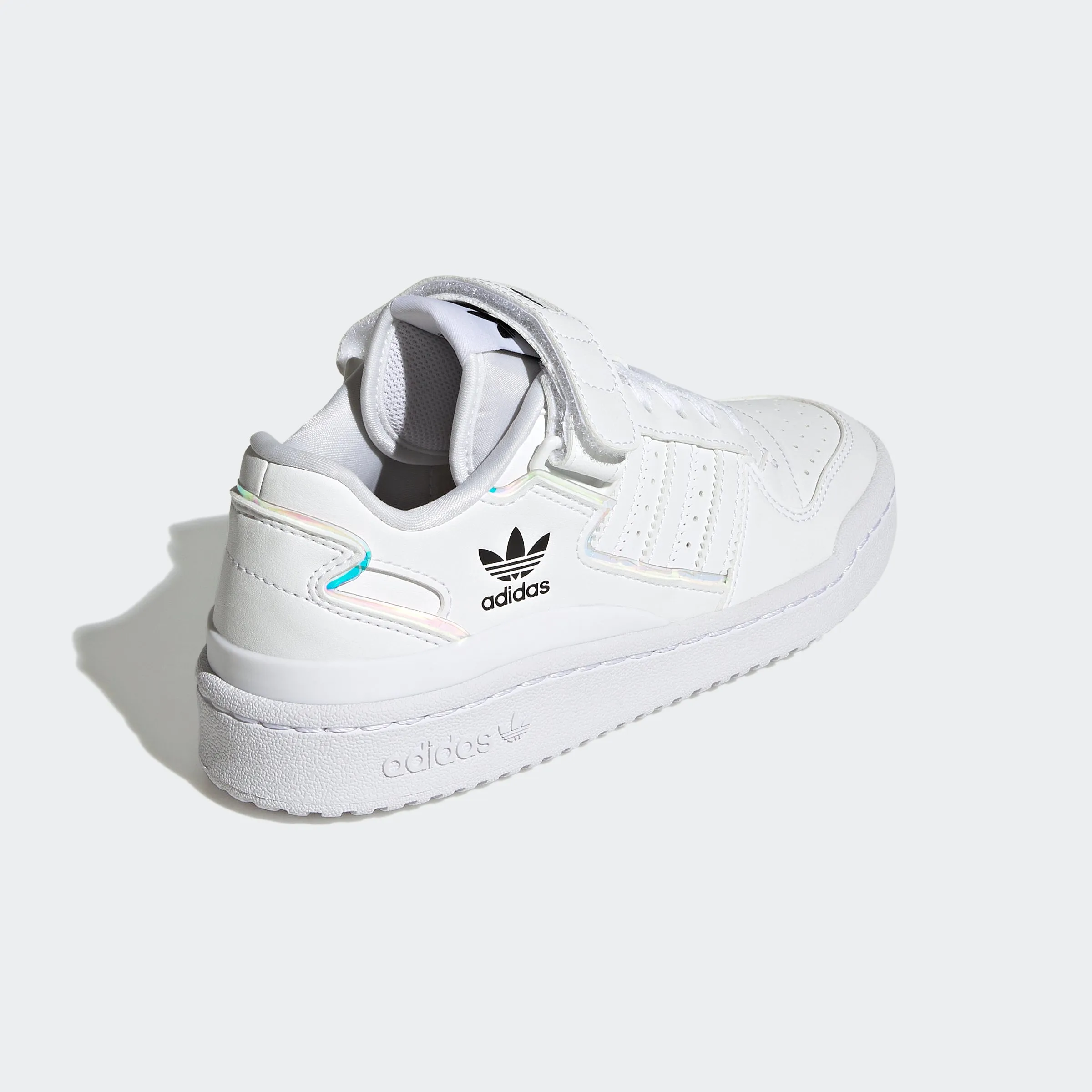 Big Kids adidas Originals Forum Low Shoes White