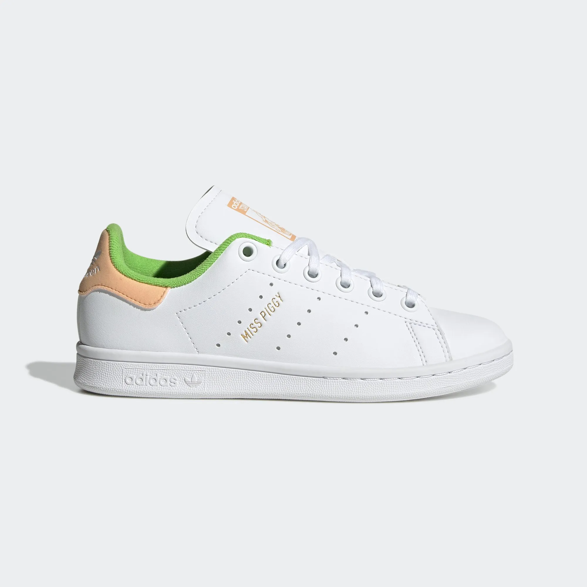 Big Kids’ adidas Originals Miss Piggy & Kermit Stan Smith Shoes