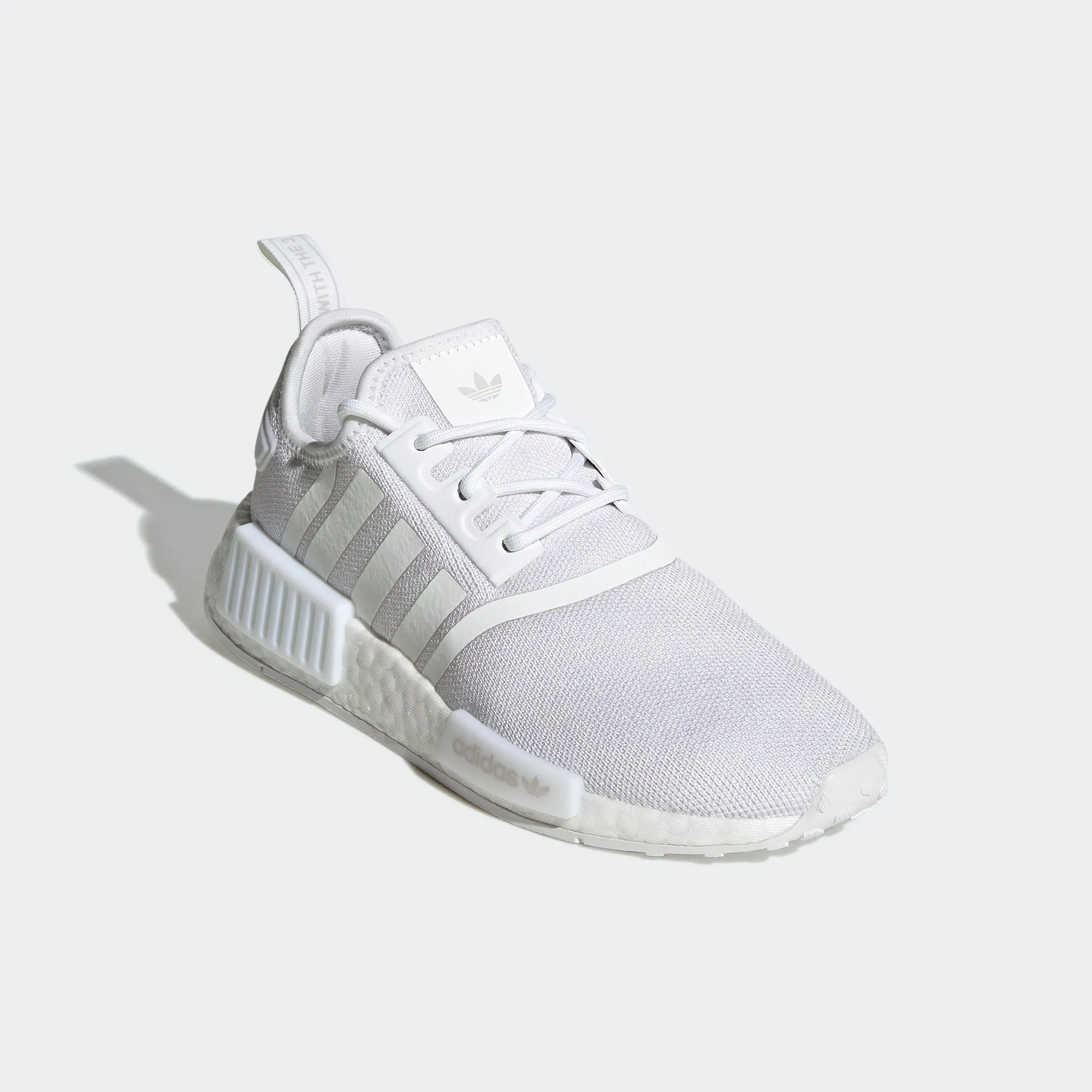 Big Kids’ adidas Originals NMD_R1 Refined Shoes White