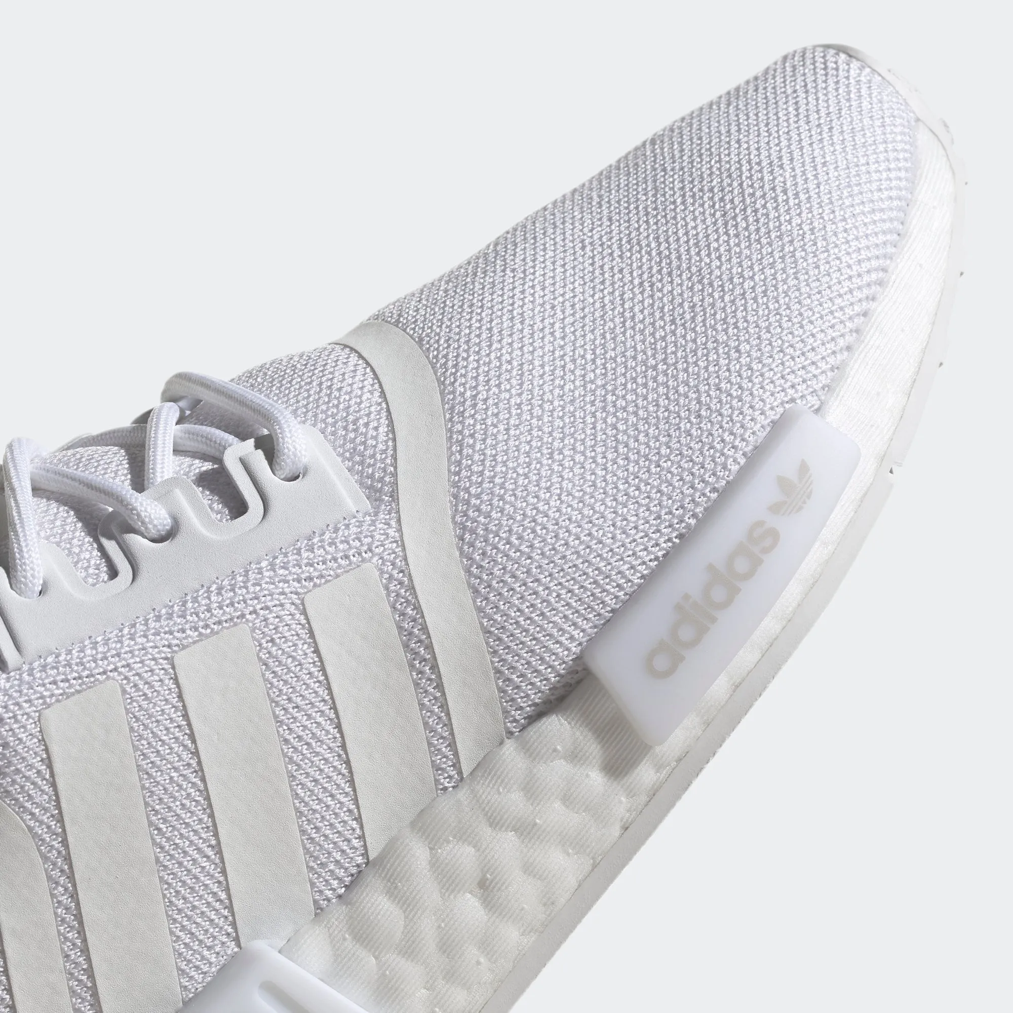 Big Kids’ adidas Originals NMD_R1 Refined Shoes White