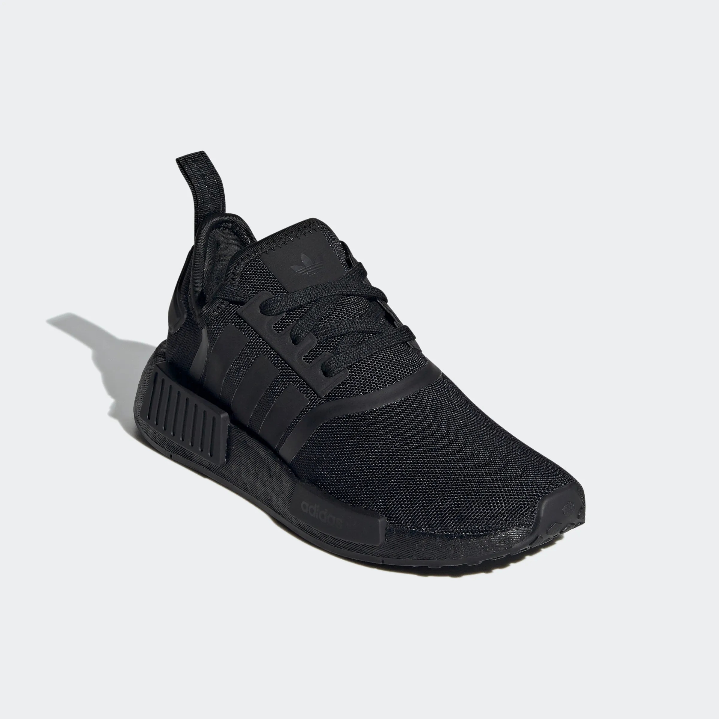 Big Kids adidas Originals NMD_R1 Shoes Triple Black